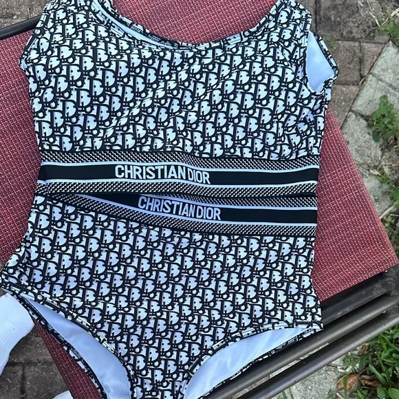 Christian Dior Monogram piece swim suit